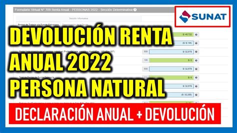 sunat devolucion de impuestos 2022